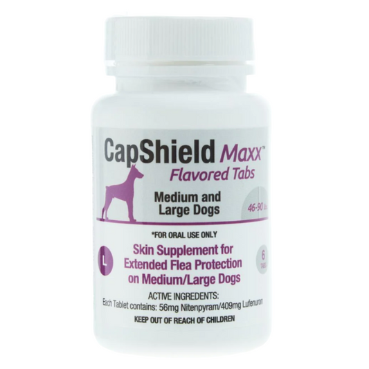 CapShield Maxx Flea Protection Flavored Tablets for Dogs - Large 46 - 90 lbs