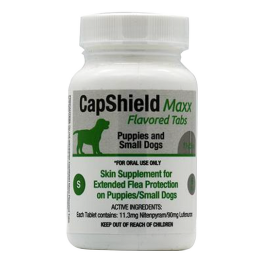 CapShield Maxx Flea Protection Flavored Tablets for Dogs - Small 11-25 lbs