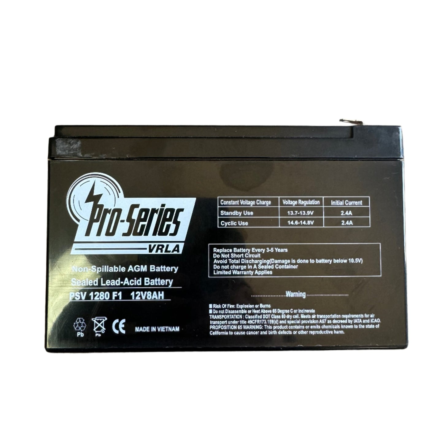 Battery 12V8AH Long