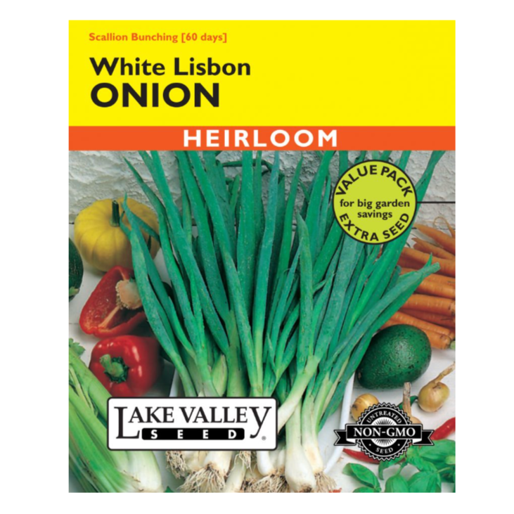 Onion White Lisbon Bunching Heirloom