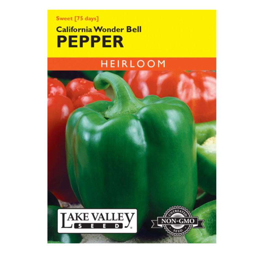 Pepper Sweet Calif Wonder Green Bell Heirloom