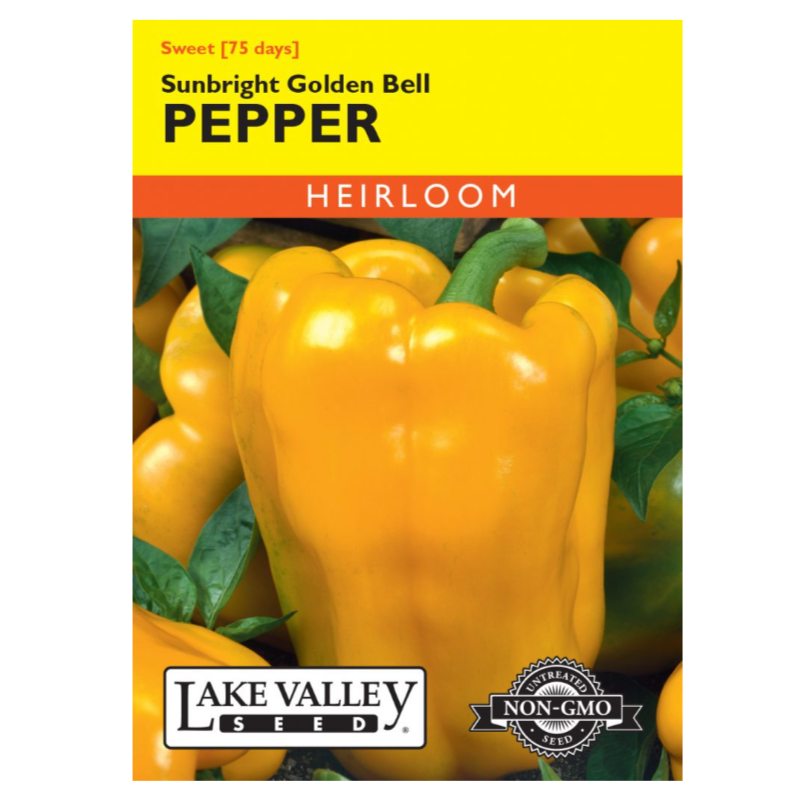 Pepper Sweet Sunbright Golden Bell Heirloom