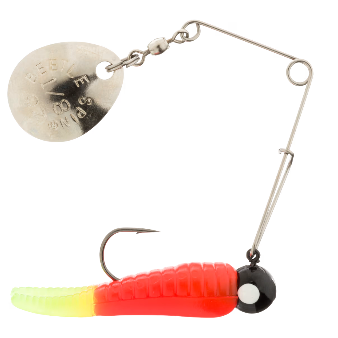 Johnson Original Beetle Spin - Fire Orange/Chartreuse - 1/8 oz