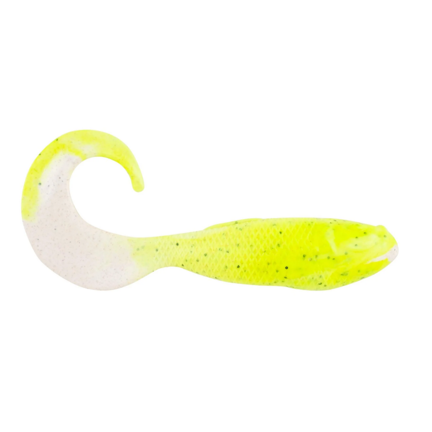 Gulp!® Saltwater Swimming Mullet Chartreuse Pepper Neon 10 CT