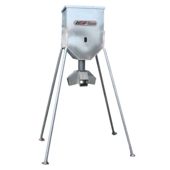 ASF Galvanized Hopper Feeder (300 lb. Protein Capacity)