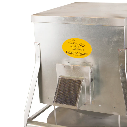 LAMCO 350 LB. LOW & THROW CORN FEEDER