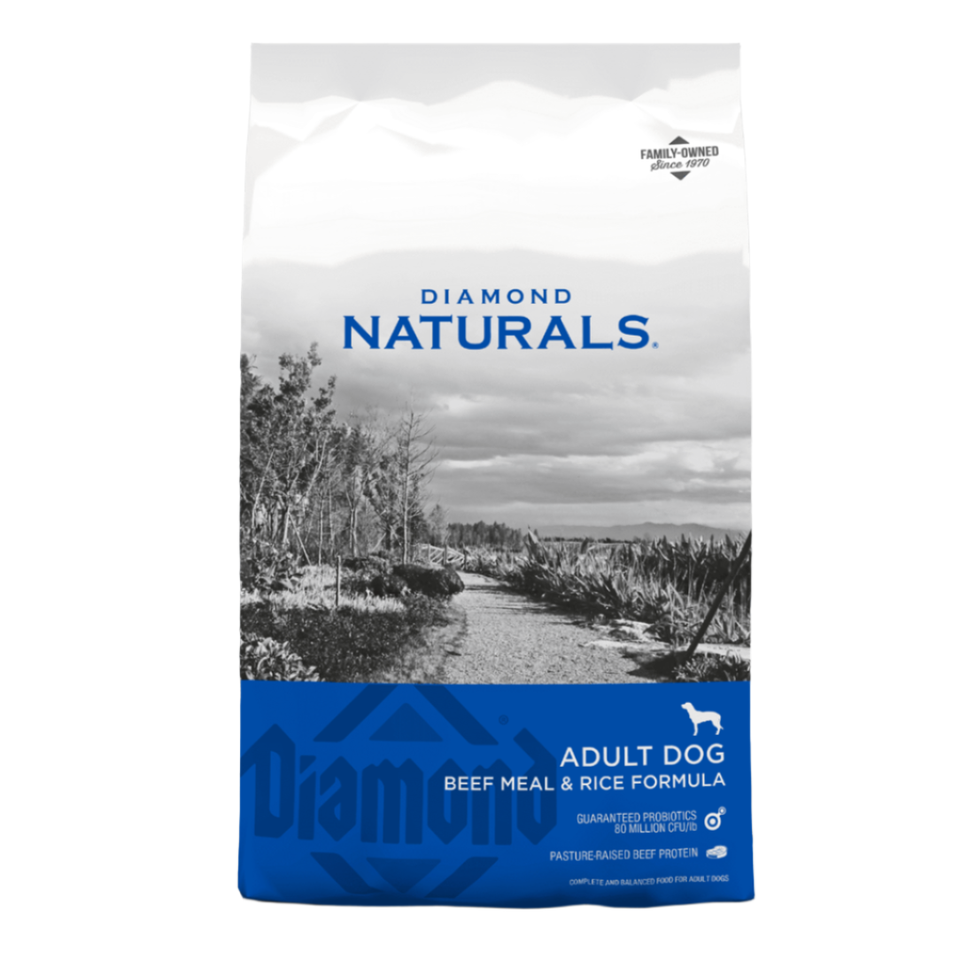 Diamond Naturals Adult Dog Beef Meal & Rice Formula 40 lb