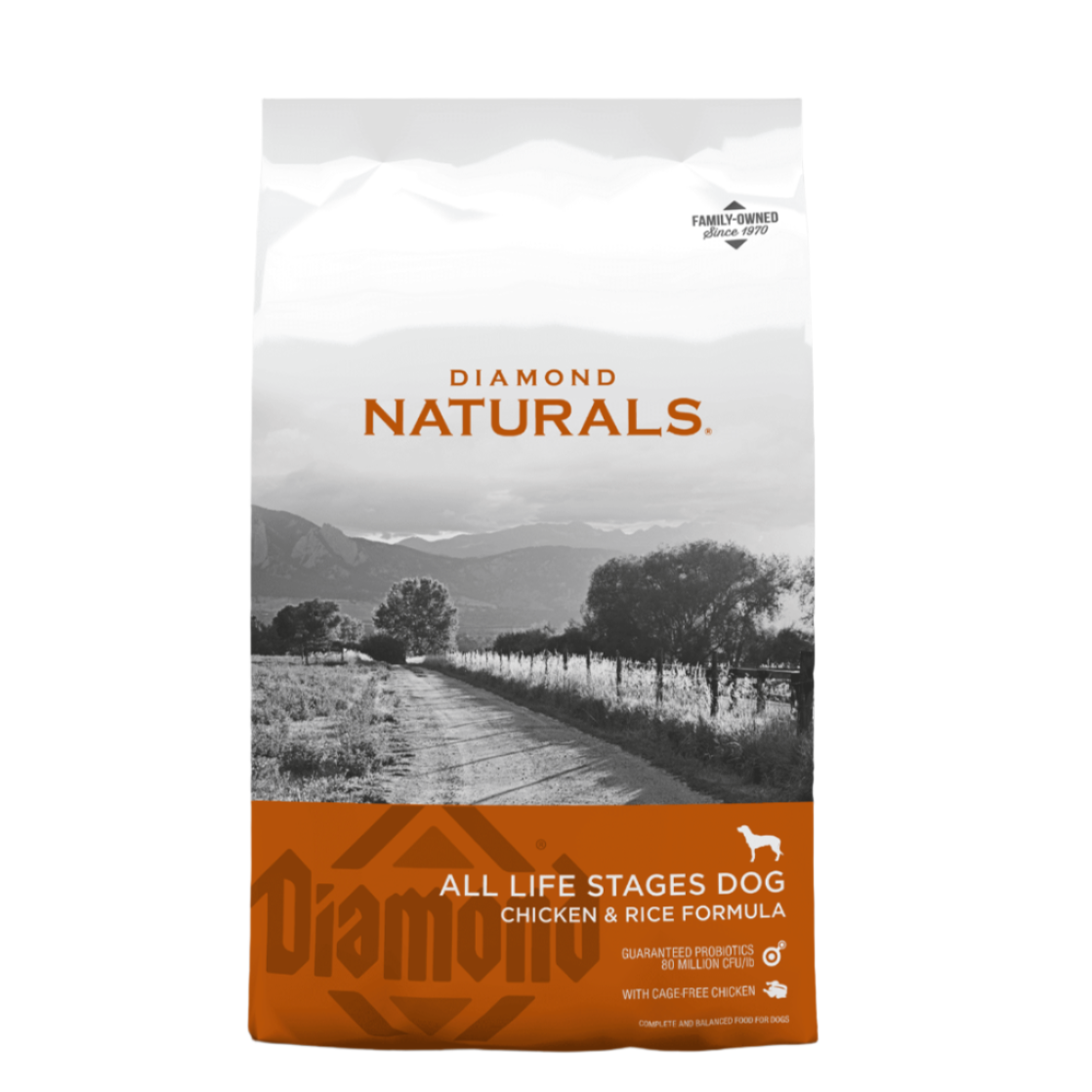 Diamond Naturals All Life Stages 40lb Brown/White