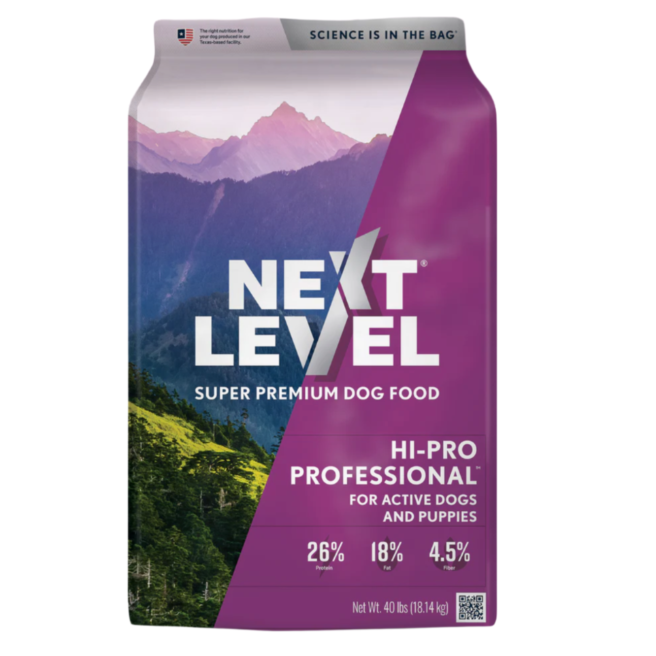 Next Level Hi Pro Professional 40 lb Dog Food