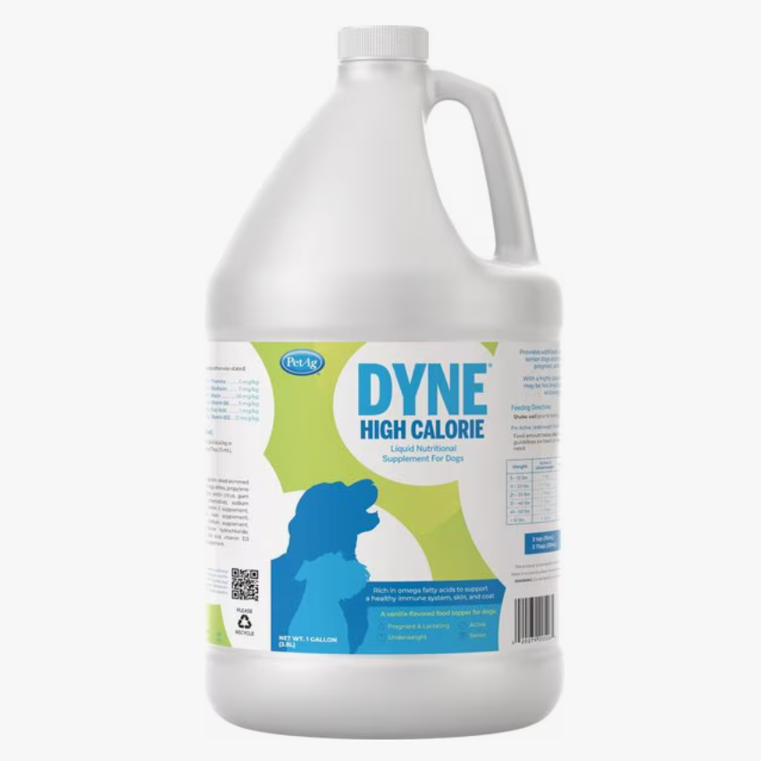PetAg Dyne High Calorie Liquid Nutritional Supplement for Dogs & Puppies 8 Weeks & Older, 1-gal bottle