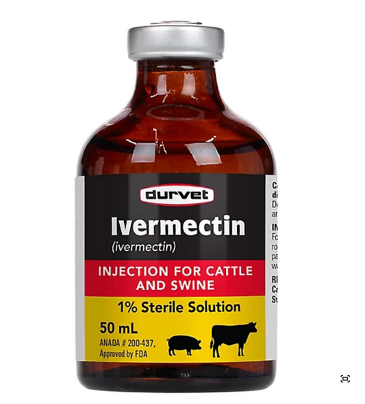 Ivermectin Injection (50 ML) Dewormer