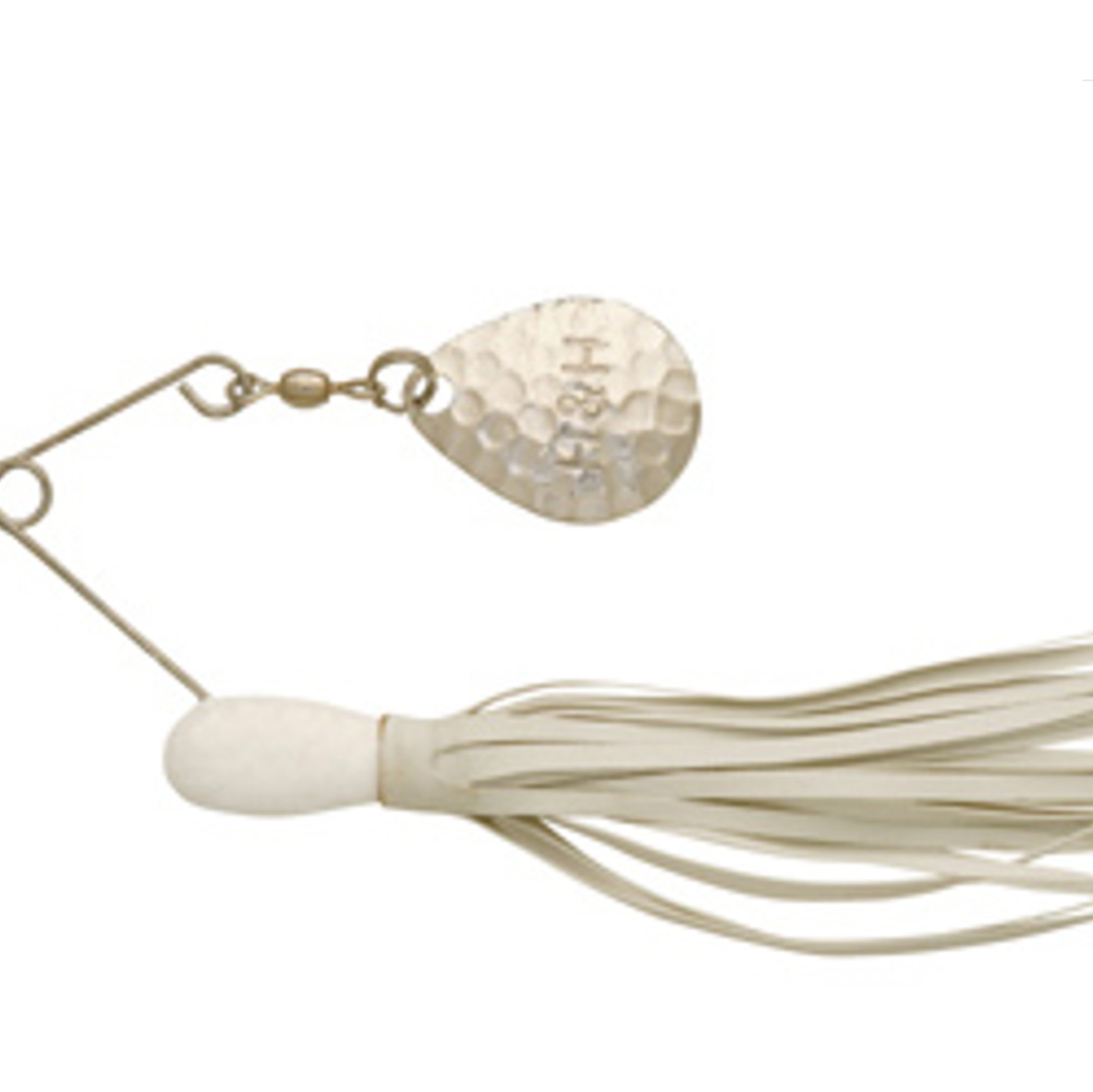H&H Lure Company Original Spinnerbait - Single Spin 3/8 oz - White