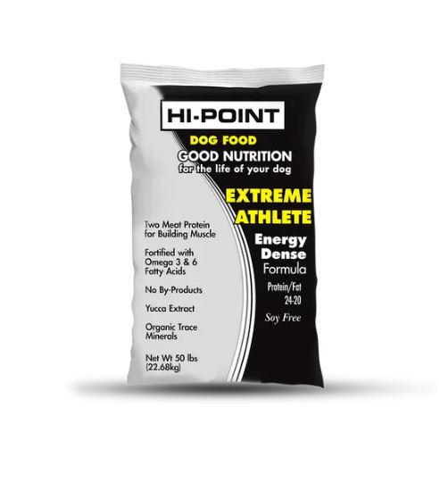 Hi-Point Dog Food Extreme Athlete | Energy Dense Formula (Black)
