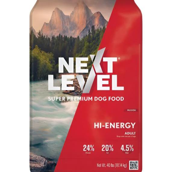 Next Level Hi Energy 40 lb Dog Food