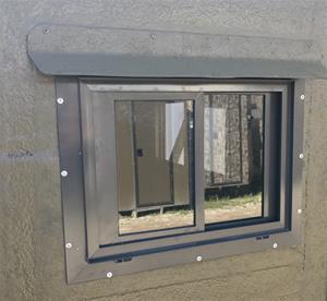 36" x 11 1/2"- Clear T2 Horizontal Sliding Window