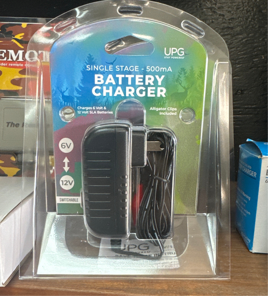 UPG Single Stage - 500 mA Battery Charger 6V/12V