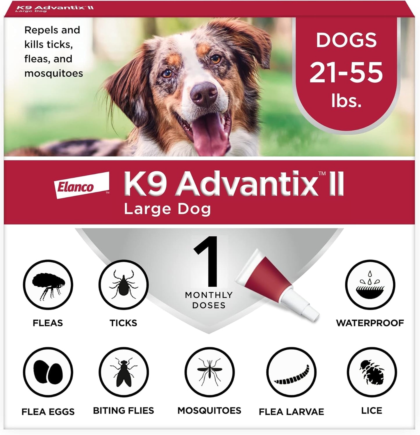 K9 Advantix- Large Dog (2 Monthly Doses)