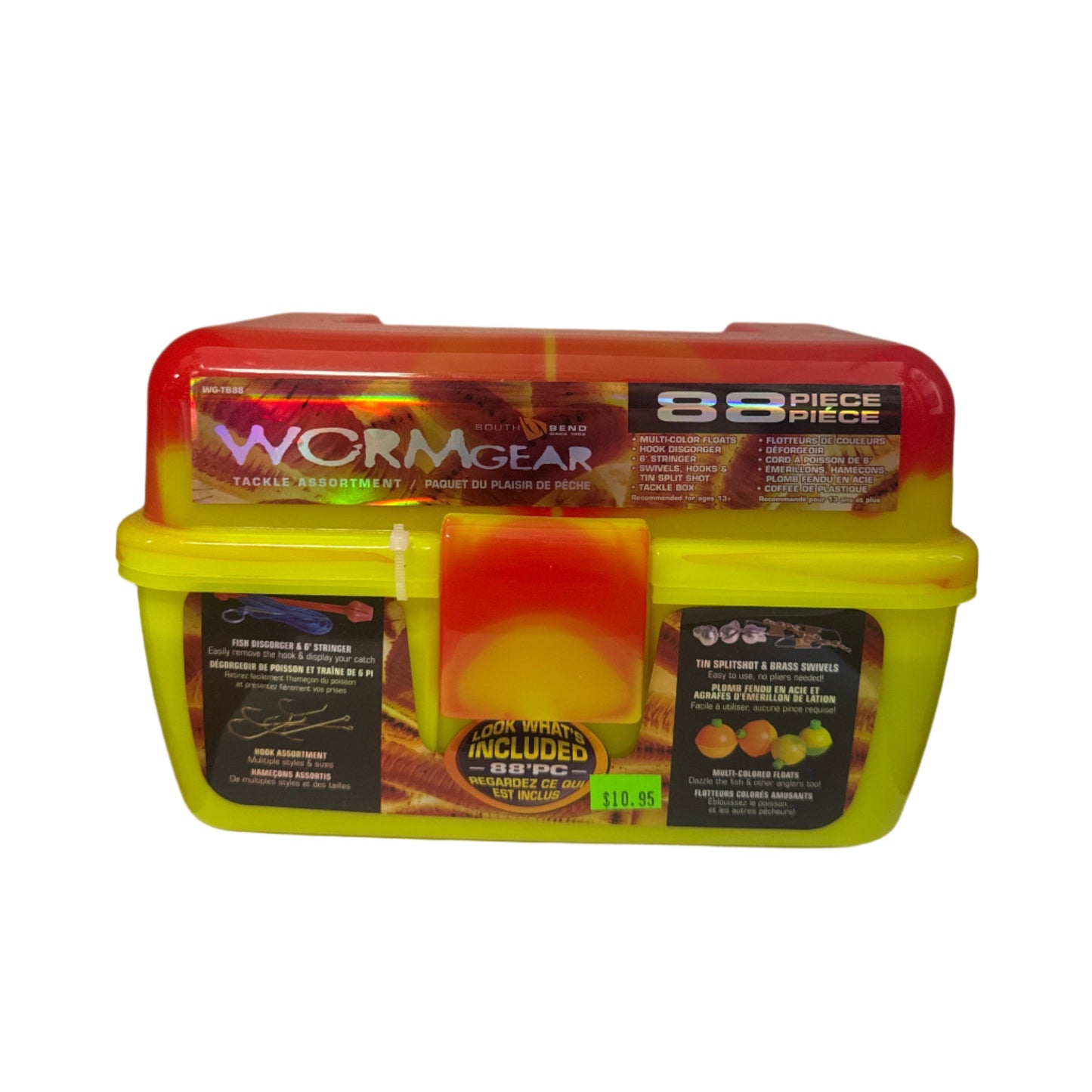 WormGear Orange Tackle Box