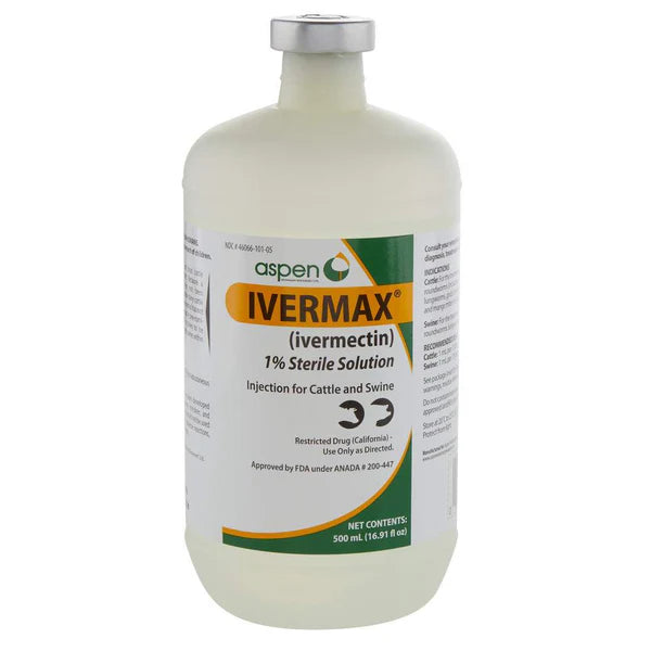 Aspen Ivermax 500 Ml Injection Dewormer – Dickinson Feed