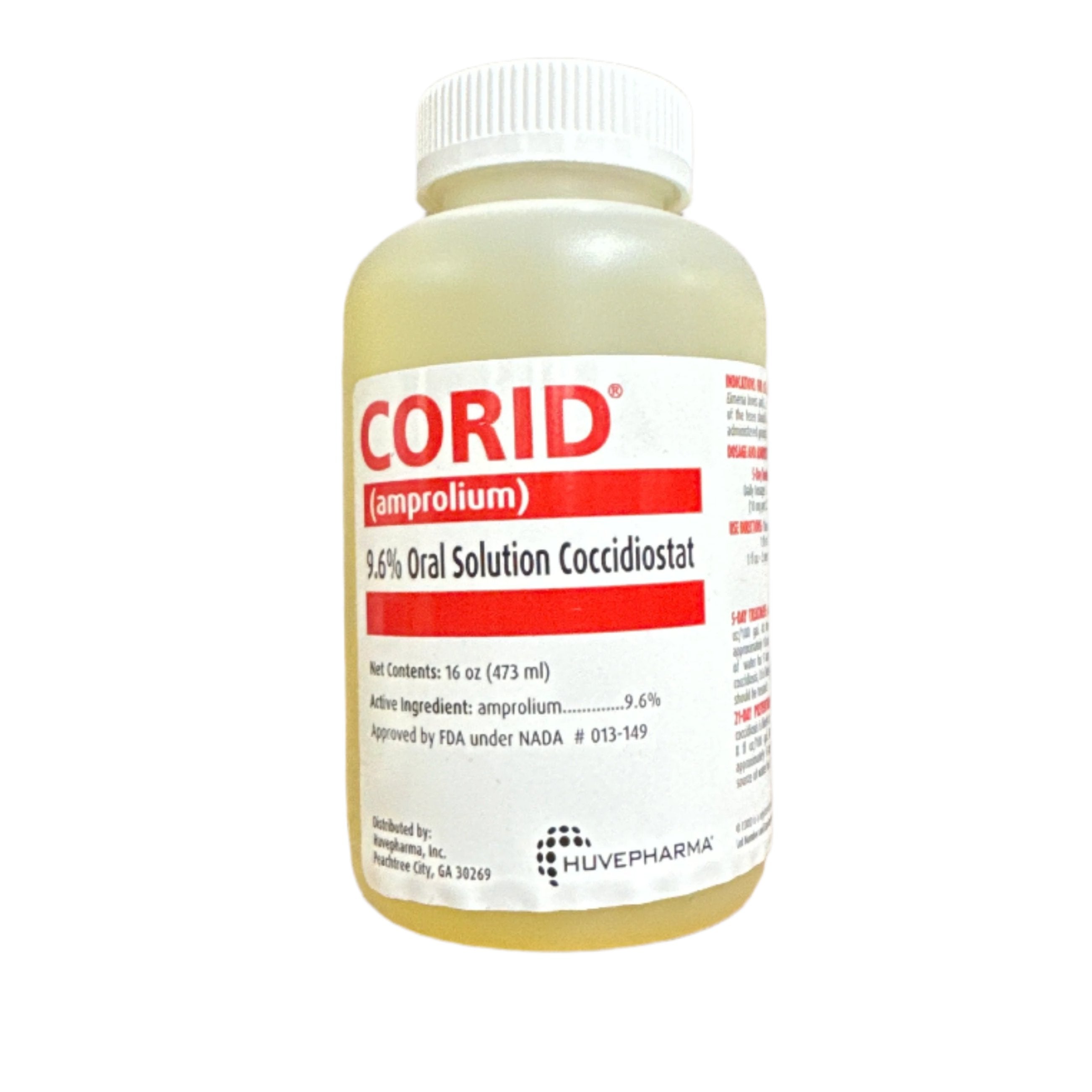 Corid 9.6% Oral Solution – Dickinson Feed