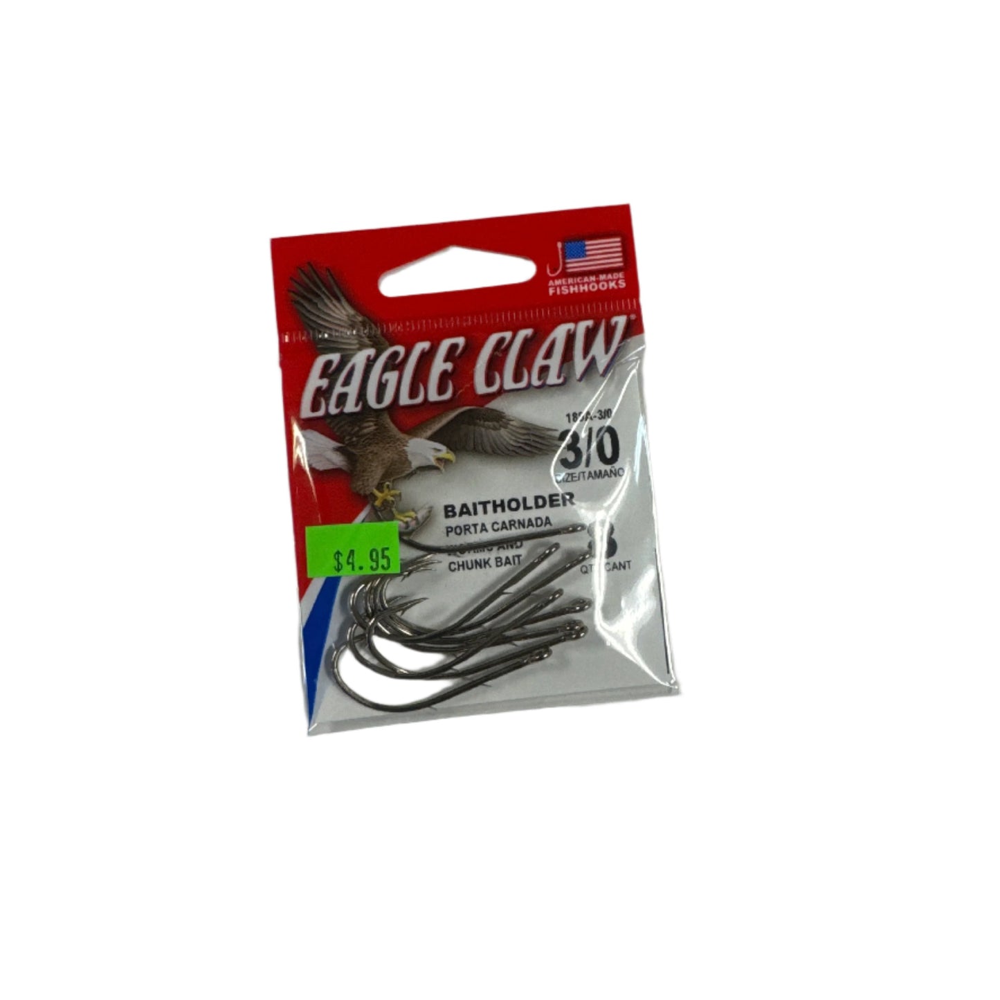 Eagle Claw Size 3/0 Lazer Sharp Baitholder