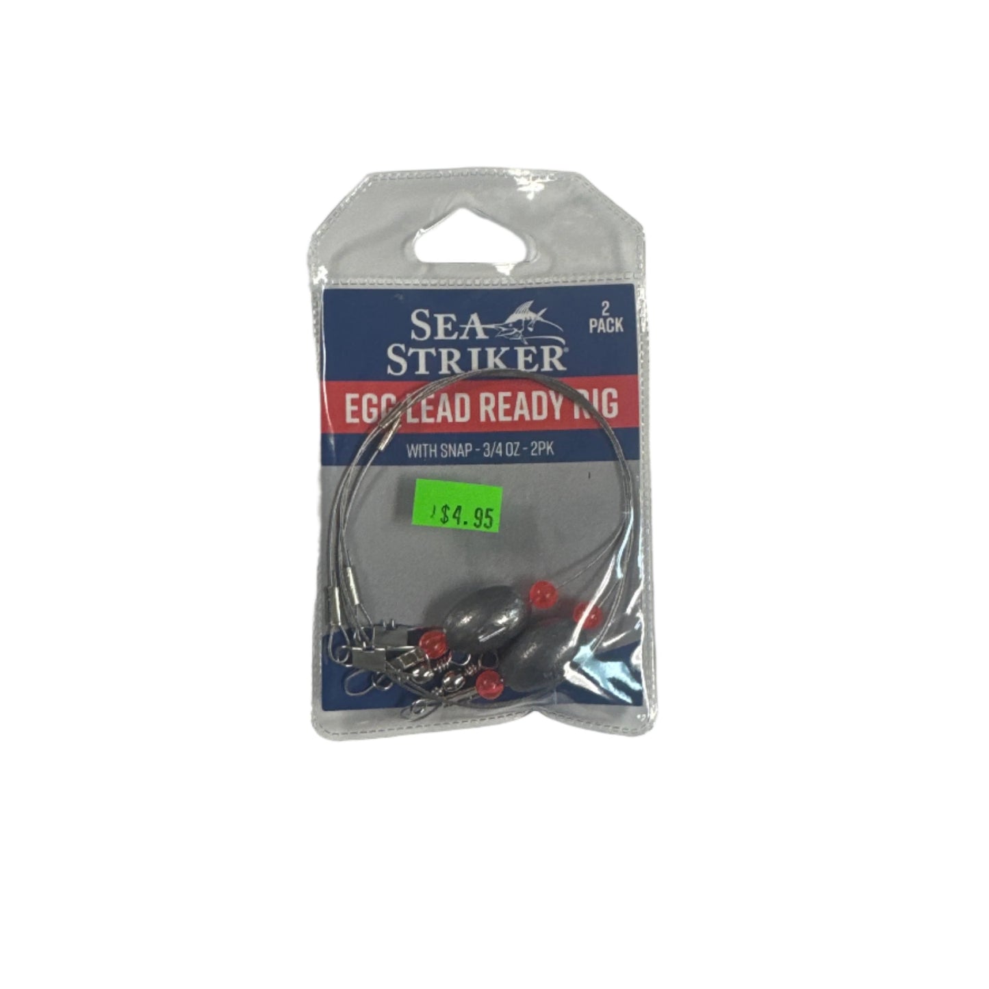 Sea Striker 3/4 Oz Egg Lead Ready Rig