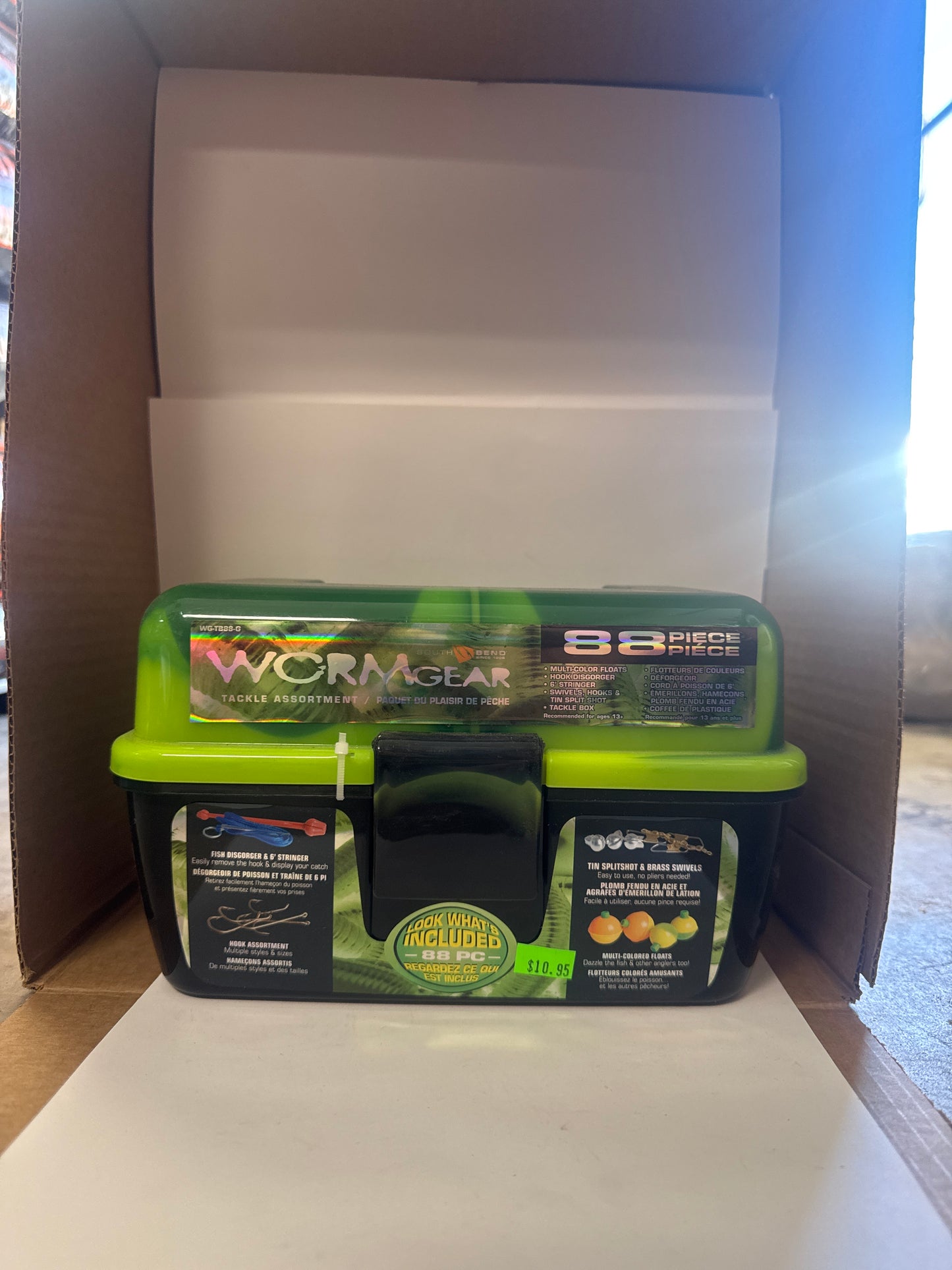 WormGear Green Tackle Box