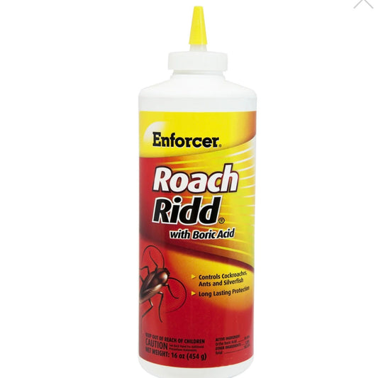 Roach Ridd with Boric Acid