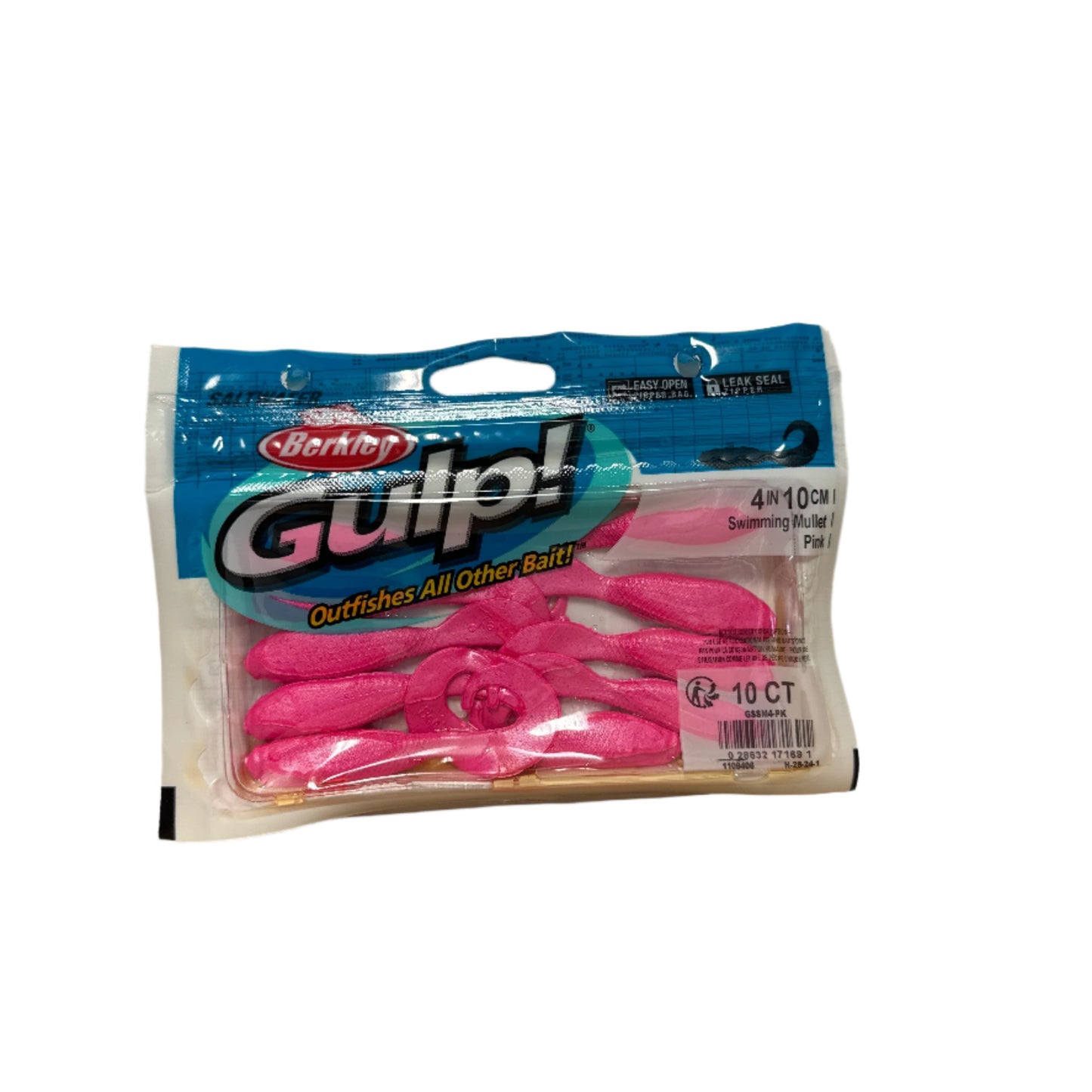 Gulp Swimming Mullet Pink 10 CT