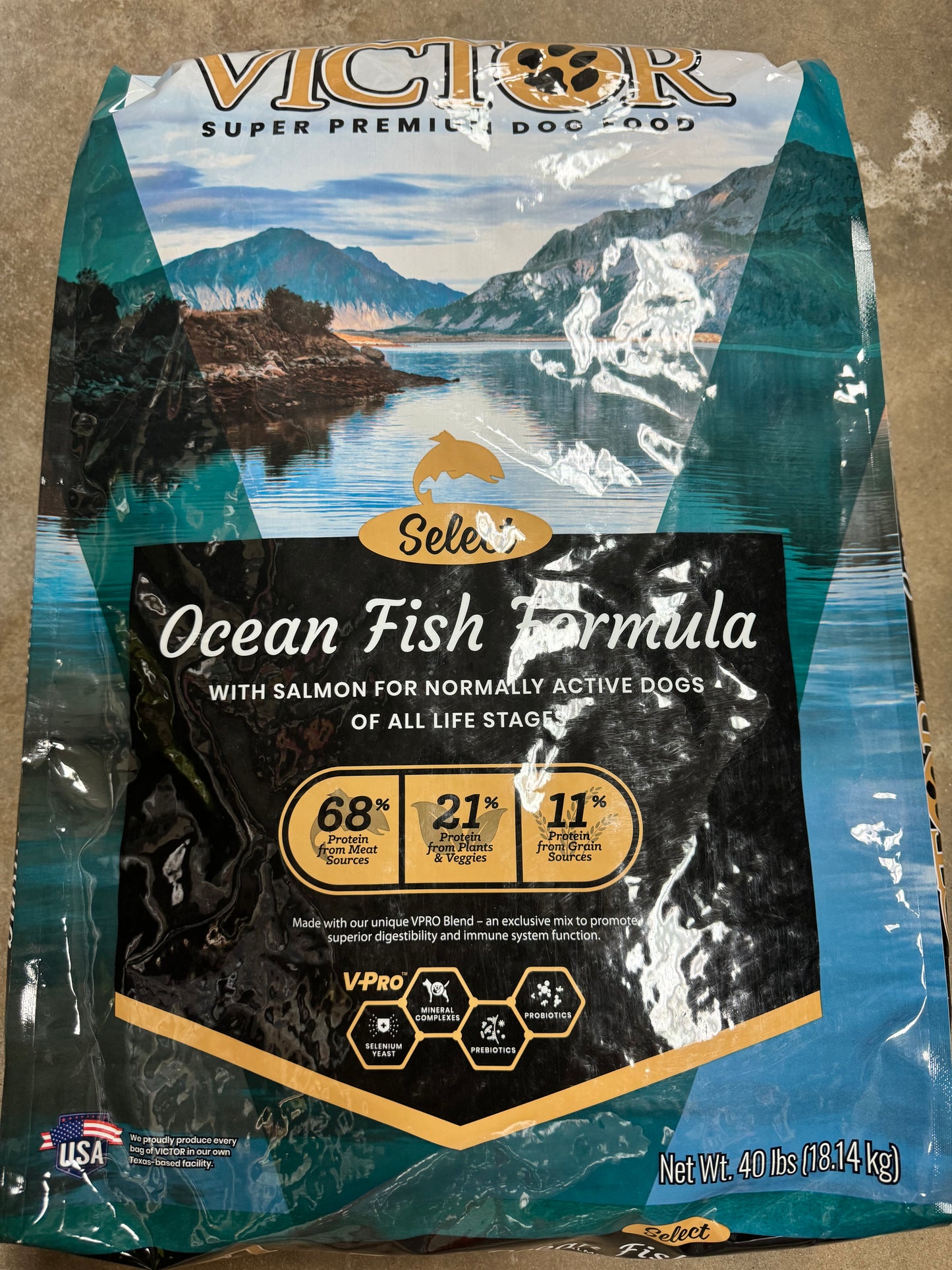 Victor Ocean Fish Formula 40 LB