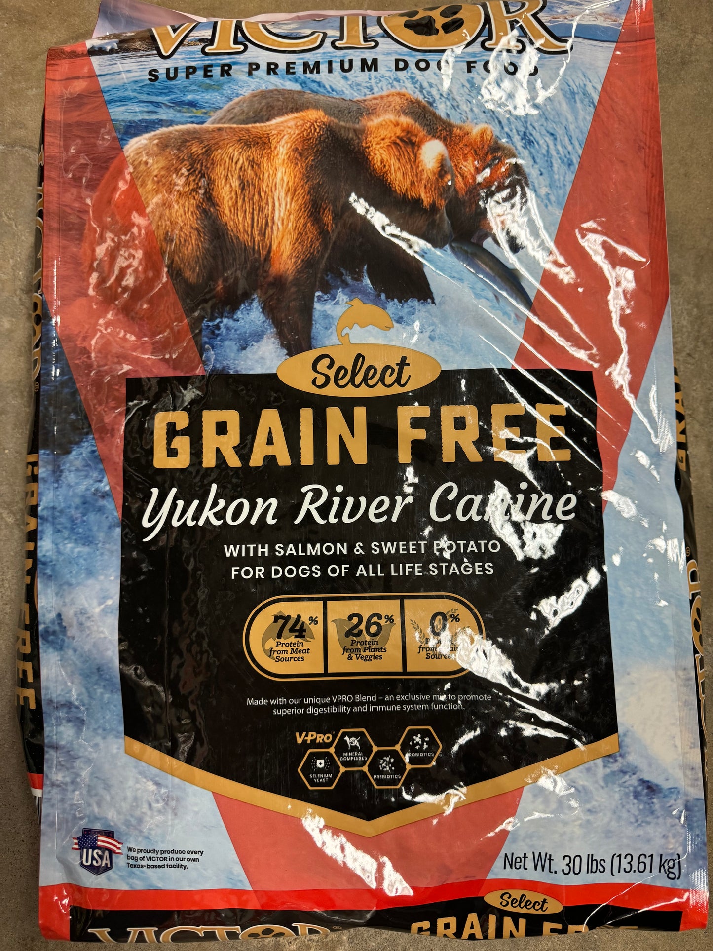 Victor Yukon River Canine Grain free 30 LB