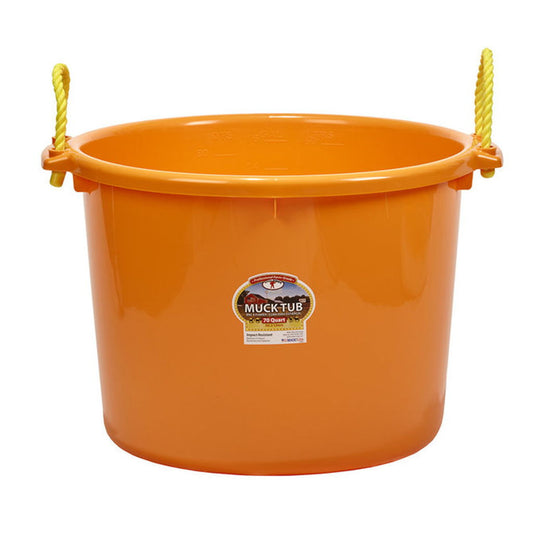 Muck Tub 70 Qt Orange