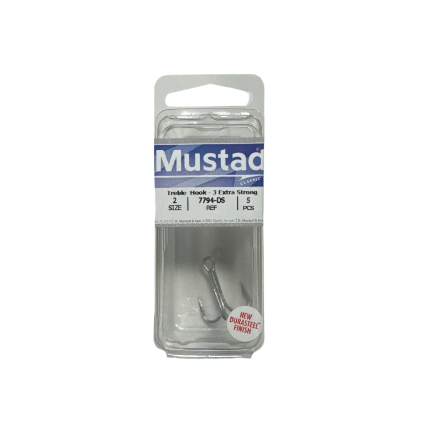 Mustad Treble Hook Size 2