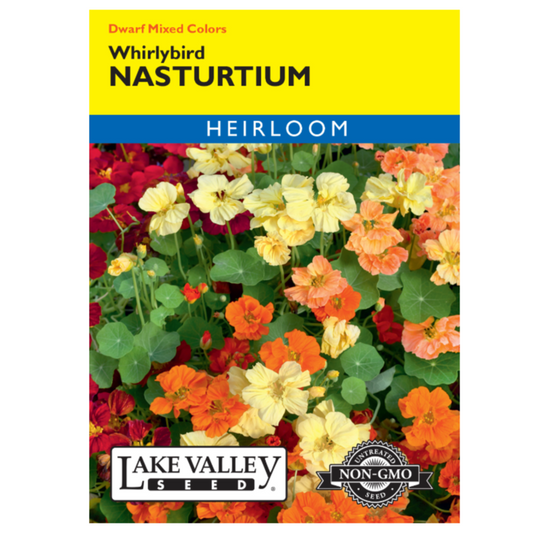Nasturtium Whirlybird Mixed Colors Heirloom