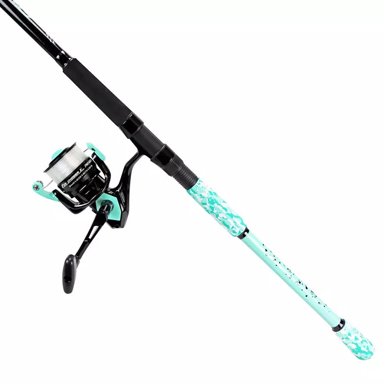 Okuma Fin Chaser Spinning Combo Sea Foam