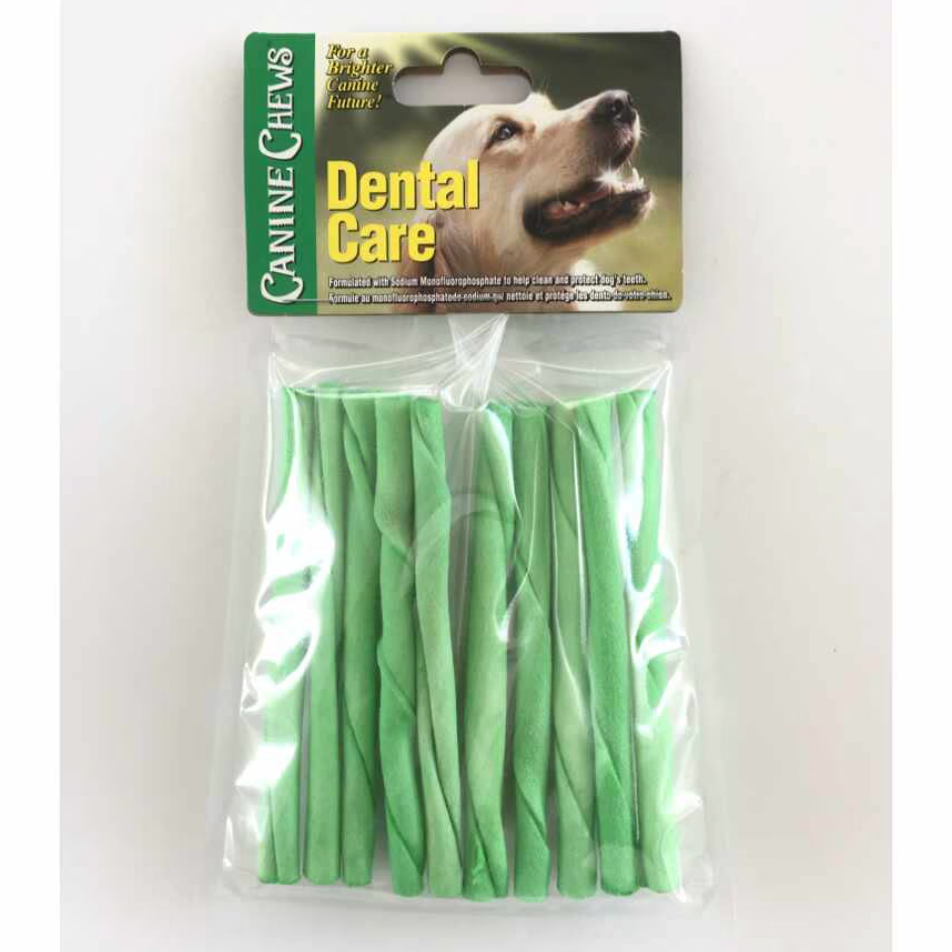 Canine Chews 10pk 5" Dental Basted Twists