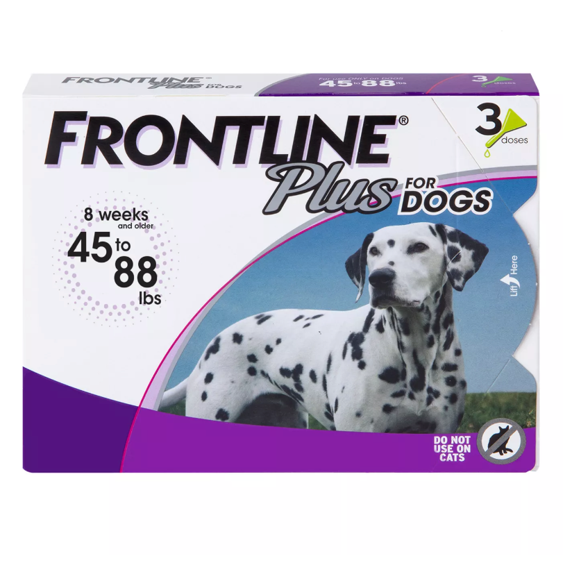 Frontline Plus Dogs (89-132lbs)