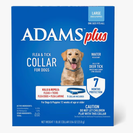 Adams Plus Flea & Tick Collar for Dogs