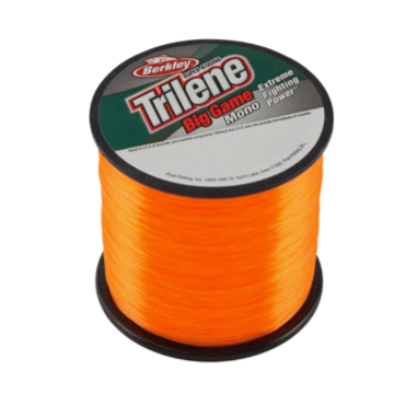 Trilene Big Game Blaze Orange Fishing Line Quarter Spool by Berkley 25lb/595yd