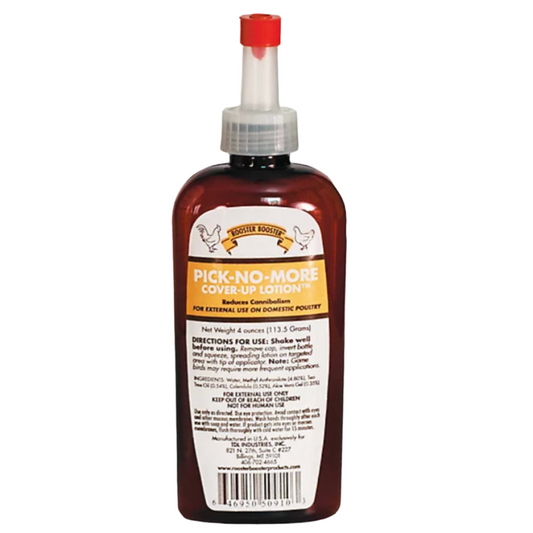 Rooster Booster Pick-No-More Cover-Up Chicken Lotion, 4 oz.