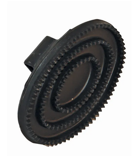 Black Rubber Curry Comb