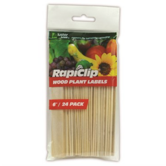 Luster Leaf® Rapiclip® Wood Plant Labels - 24pk - 6in