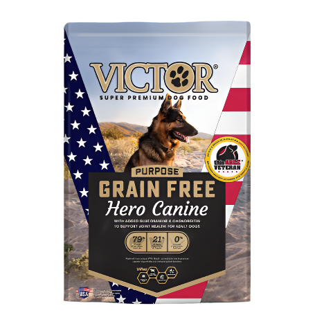 Victor Grain Free Hero Canine ( Green) 30 lb Dog Food