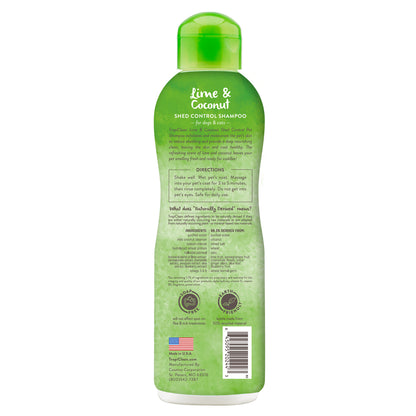 TropiClean Lime & Coconut Shed Control Shampoo for Pets